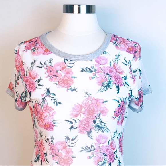 Cute floral tee shirt T-dress by No Comment NY.LA. - Picture 2 of 8